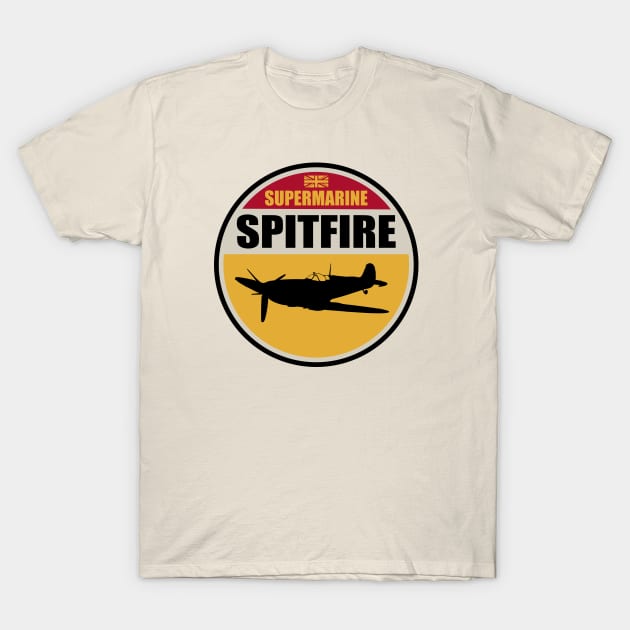 Supermarine Spitfire T-Shirt by Billy Goat TP